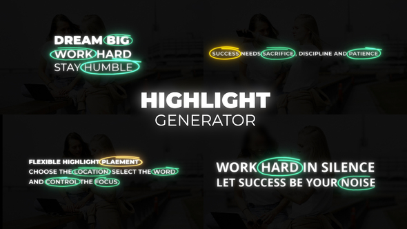 Photo of Text Highlight Generator – Videohive 59624102