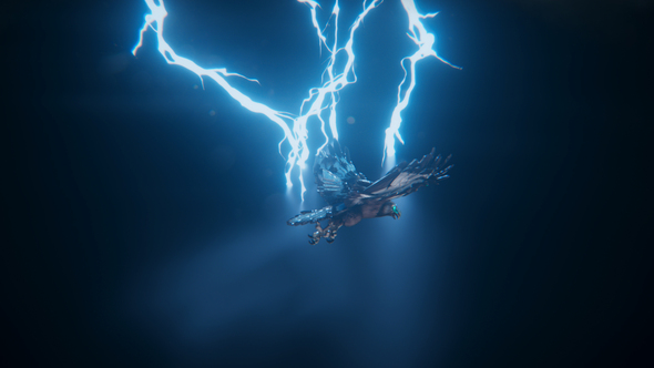 Photo of thunder eagle logo intro – Videohive 59570224