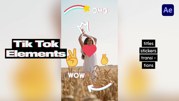 Photo of Tik Tok Elements – Videohive 59981792