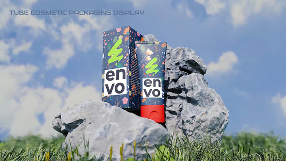 Photo of Tube Cosmetic Packaging Display – Videohive 59682335