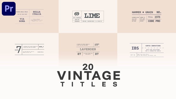 Photo of Typo Tag Title Kit – Videohive 59574779