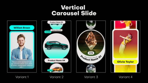 Photo of Vertical Carousel Slide – Videohive 59978571