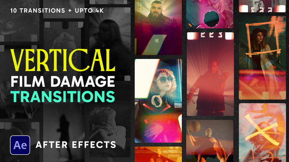 Photo of Vertical Film Damage Transitions – Videohive 59967280