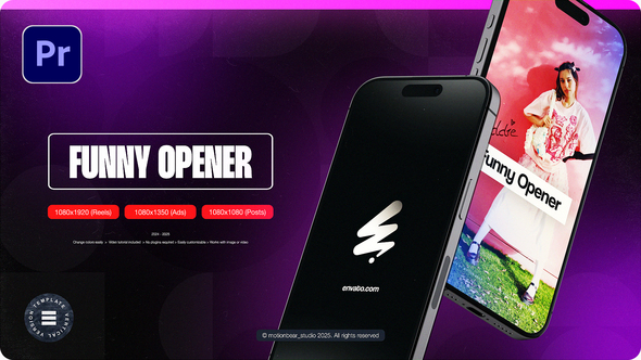 Photo of Vertical Funny Opener – Videohive 59607339