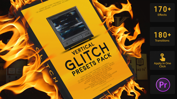 Photo of Vertical Glitch Presets Pack for Premiere Pro – Videohive 59997517