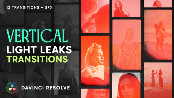 Photo of Vertical Light Leaks Transitions – Videohive 59863426