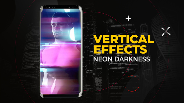 Photo of Vertical Neon Darkness Effects | Apple Motion – Videohive 59863673