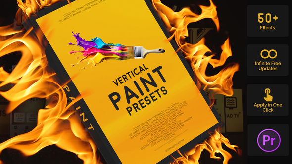 Photo of Vertical Paint Presets for Premiere Pro – Videohive 60010188