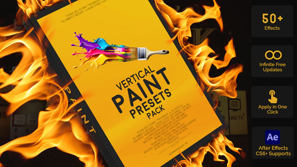 Photo of Vertical Paint Presets Pack – Videohive 59935911