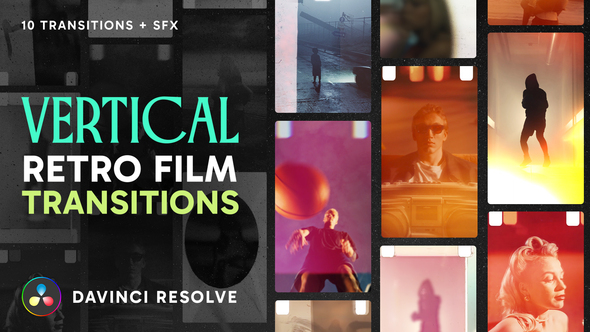 Photo of Vertical Retro Film Transitions – Videohive 59947287