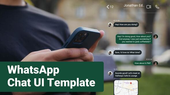 Photo of WhatsApp Chat UI Message – Videohive 59621447
