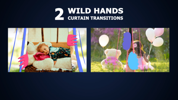 Photo of Wild Hands Curtain Transitions for Premiere Pro – Videohive 59634545