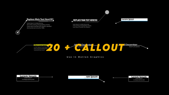 Photo of 20+ Callouts V.1 – Davinci Resolve – Videohive 56225949
