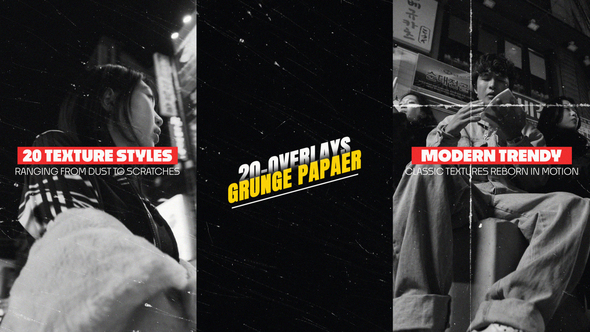 Photo of 20 Vertical Grunge Paper Grain Noise Overlays Pack | PP – Videohive 60394112