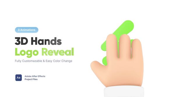 Photo of 3D Hands Logo – Videohive 59695933