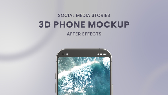 Photo of 3D Phone Social Media Stories Mockup template | After Effects – Videohive 60138499