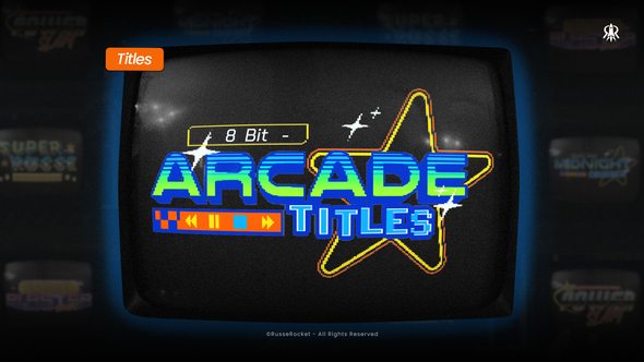 Photo of 8-bit Arcade Titles – Videohive 60466232