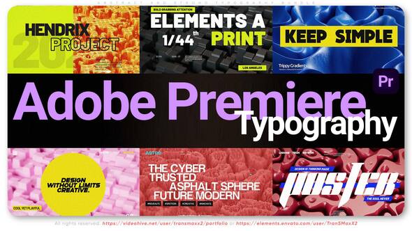 Photo of Abstract and Strong – Adobe Premiere Typography Bundle – Videohive 60156284