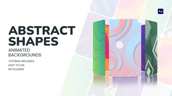 Photo of Abstract Shapes Animated Backgrounds – Videohive 60035854