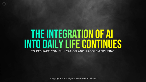 Photo of AI Titles | PP – Videohive 60153877