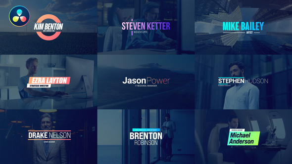 Photo of Animated Lower Thirds | DaVinci Resolve – Videohive 59929231