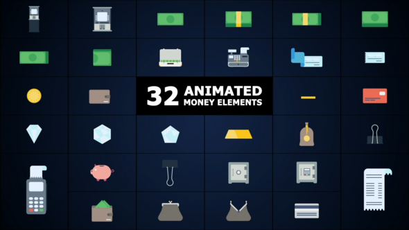 Photo of Animated Money Elements for Premiere Pro – Videohive 60483325