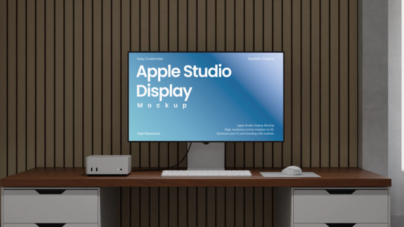 Photo of Apple Studio Display Mockup – Videohive 60065142