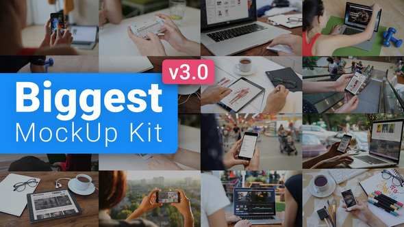 Photo of MockUp Kit – Videohive 18599203