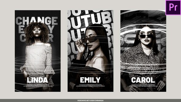 Photo of Black Animated Lines Poster Stories For Premiere Pro – Videohive 59882035