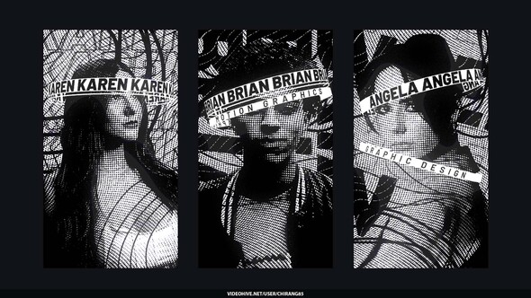 Photo of Black Glitch Lines Poster Stories – Videohive 59882046