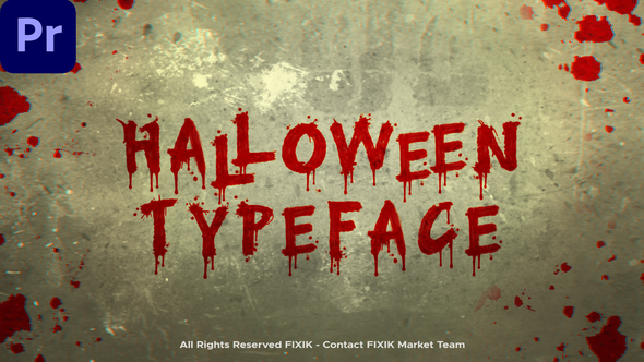 Photo of Blood Typeface | MOGRT – Videohive 60043487