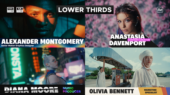 Photo of Bold Lower Thirds – Videohive 60498555