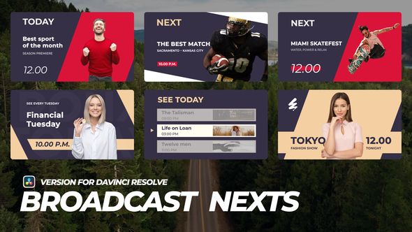 Photo of Broadcast Nexts | DaVinci Resolve – Videohive 60045127