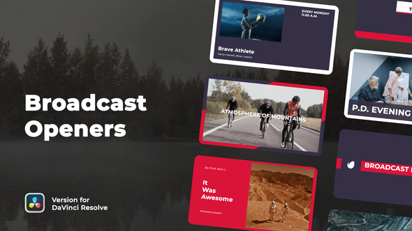 Photo of Broadcast Openers | DaVinci Resolve – Videohive 60045107