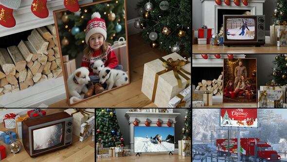 Photo of Business Mockup Presentation on New Year Christmas – Videohive 60531903