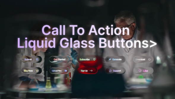 Photo of Call To Action Liquid Glass Buttons – Videohive 60343819