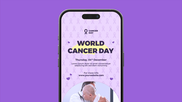 Photo of Cancer Day Vertical Promo – Videohive 60531551