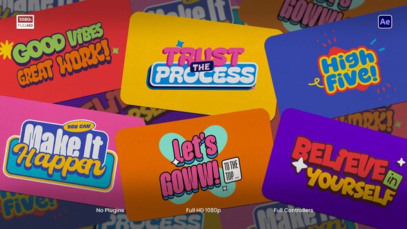 Photo of Cartoon Titles – Videohive 60293831