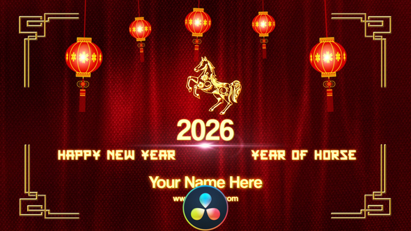 Photo of Chinese New Year 2026- DaVinci Resolve – Videohive 35533859