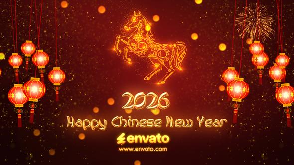 Photo of Chinese New Year Greetings 2026 – Videohive 29968357