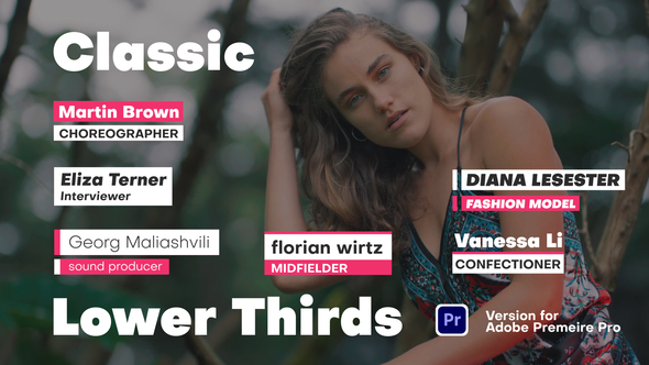 Photo of Classic Lower Thirds – Videohive 60409043