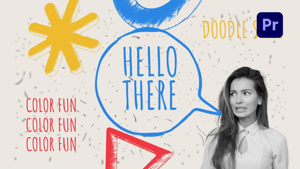 Photo of Colorful Sketch Speech Intro – Videohive 60344083