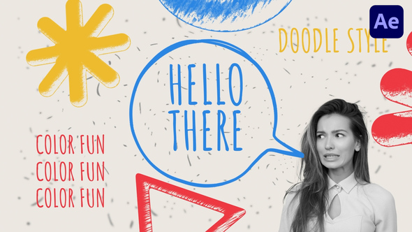 Photo of Colorful Sketch Speech Intro – Videohive 60467827