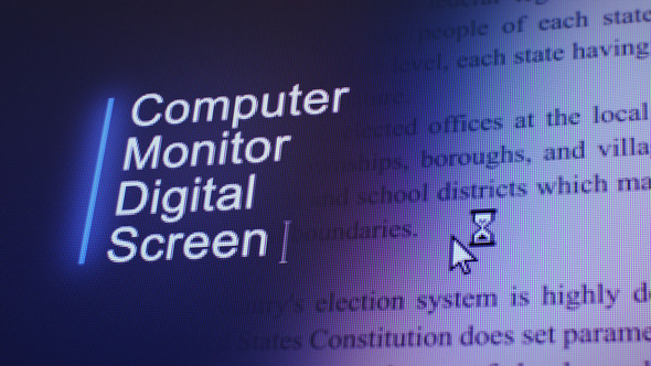 Photo of Computer Monitor Digital Screen – Videohive 42940497