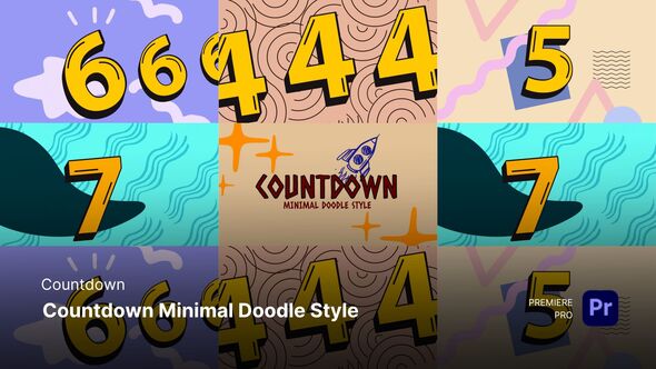 Photo of Countdown – Countdown Minimal Doodle Style Premiere Pro Templates – Videohive 60148560
