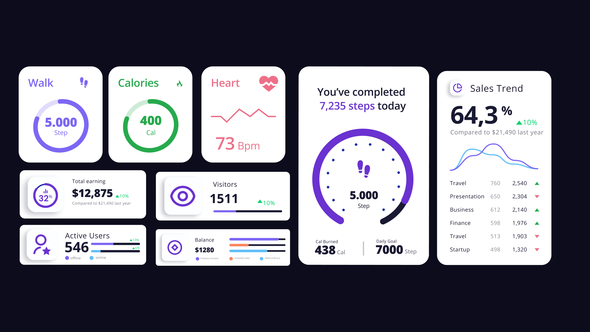 Photo of Counter Infographic – Videohive 60342774