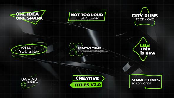 Photo of Creative Titles V2.0 | AE – Videohive 59044670