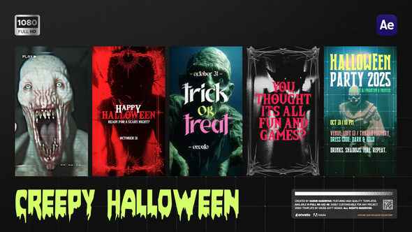 Photo of Creepy Halloween – Videohive 60349419