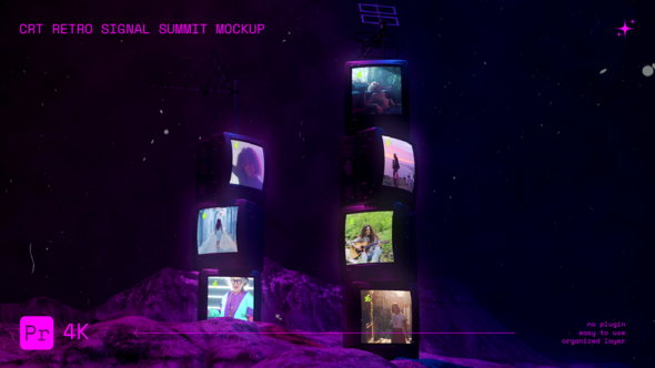 Photo of CRT Retro Signal Summit Mockup – Videohive 60506547