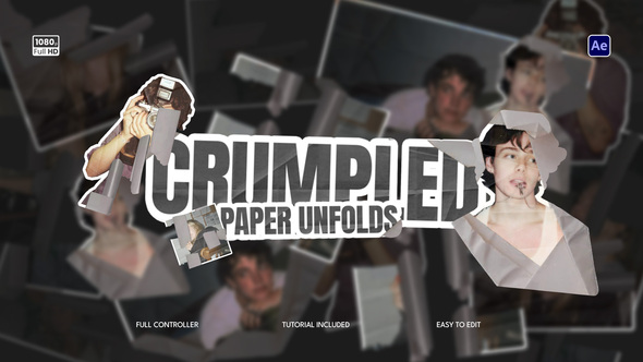 Photo of Crumpled Paper Unfold – Videohive 60555631